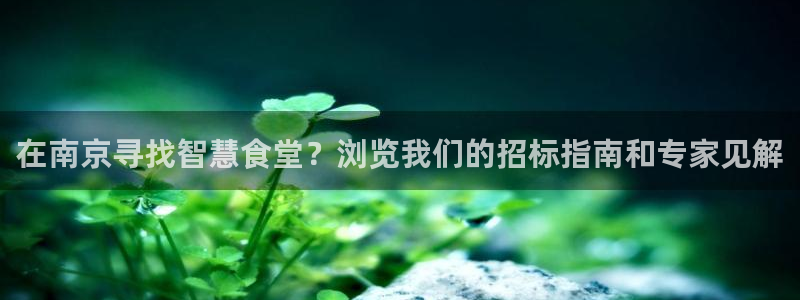 尊龙d88皆选ag发财网：在南京寻找智慧食堂？浏览我们的招标